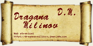 Dragana Milinov vizit kartica